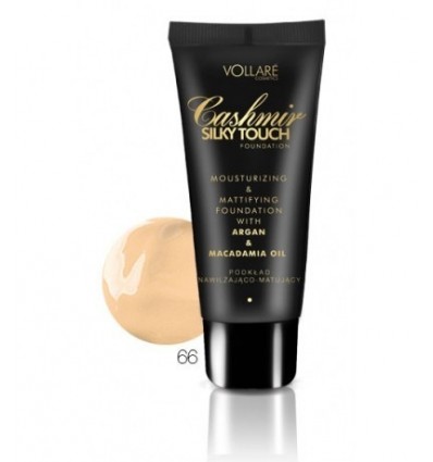 VOLLARE Matinis makiažo pagrindas CASHMIR SILKY TOUCH Nr.66, 30 ml