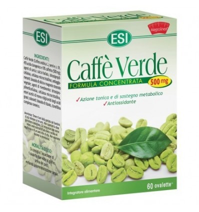 ESI Maisto papildas CAFFE VERDE 500 mg, 60 kaps.