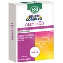 ESI maisto papildas Multikompleksas Vitaminas D3, 30 kaps.